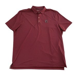 University of South Carolina Gamecocks Striped Polo Johnnie - O Men's Size XXL
